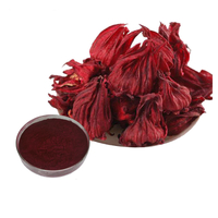 Roselle Extract Powder Hibiscus Sabdariffa L. Extract Powder Anthocyanidins 5% UV 